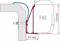 Fiamma F45 Awning Adapter Kit - Rapido Serie 6